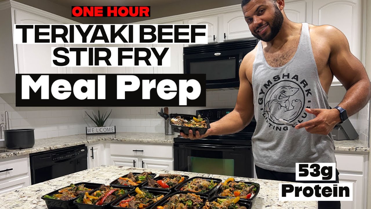 ONE HOUR - Teriyaki Beef Stir Fry - Meal Prep | Jefeharris