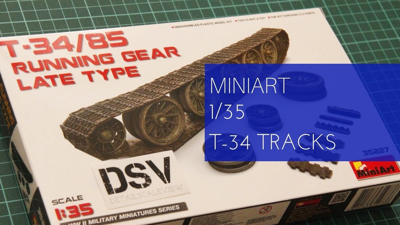 Miniart 1/35 T-34/85 Running Gear Late Type (35227) Review