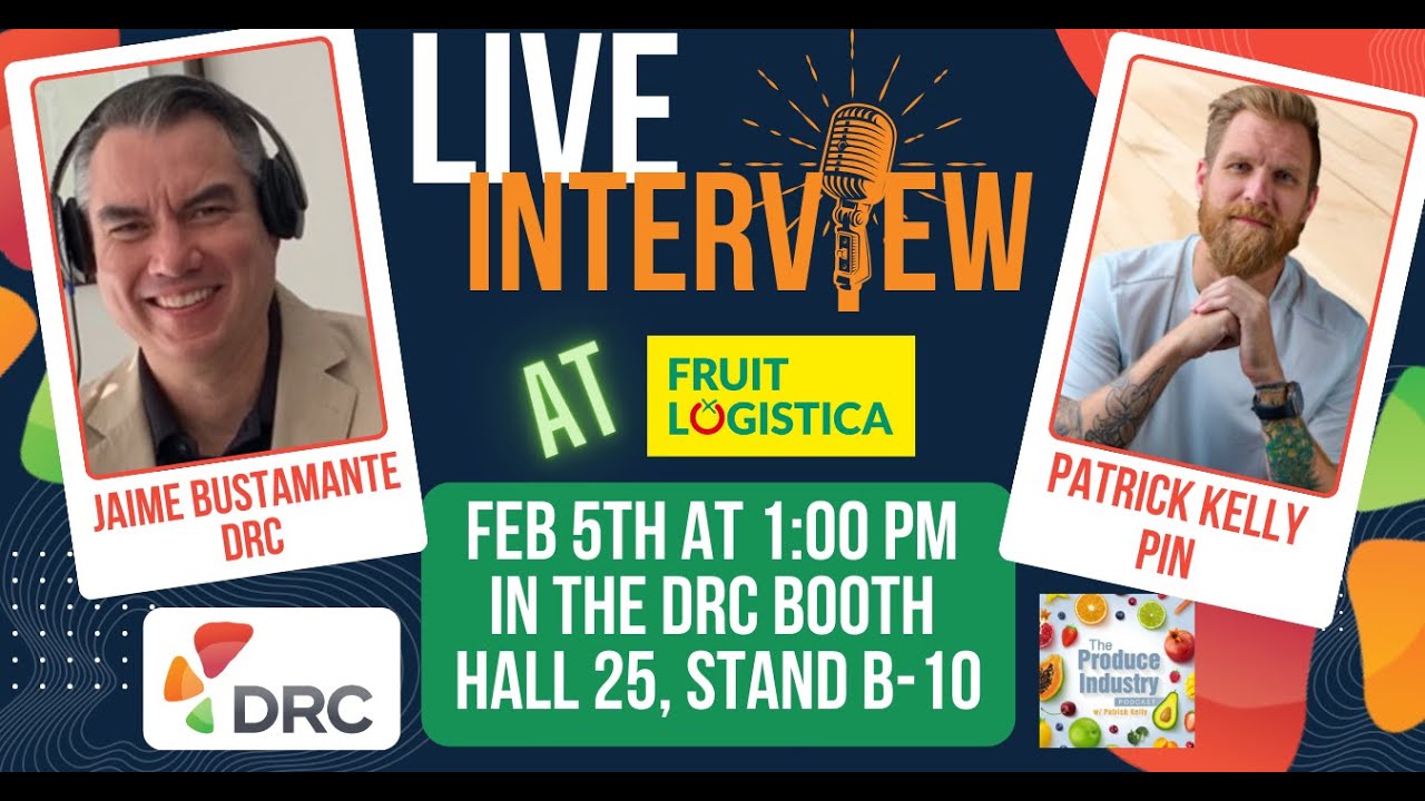 DRC's Jaime Bustamante meets Patrick Kelly of PIN at Fruit Logistica 2025