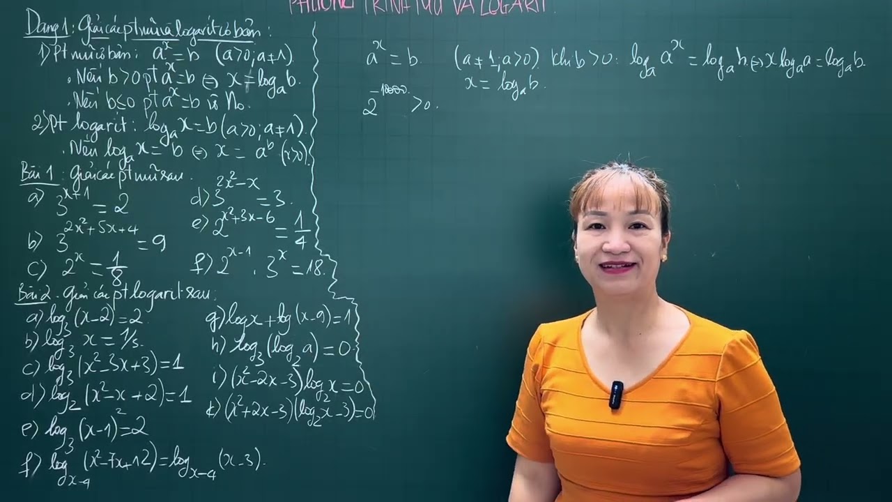 TOÁN 11- PHƯƠNG TRÌNH MŨ VÀ LÔGARIT. ( BUỔI 1). 