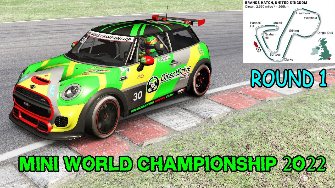 ROUND 1 Mini World Championship 2022 VELOCIRAPTOR TV  Dal Circuito di Brands Hatch