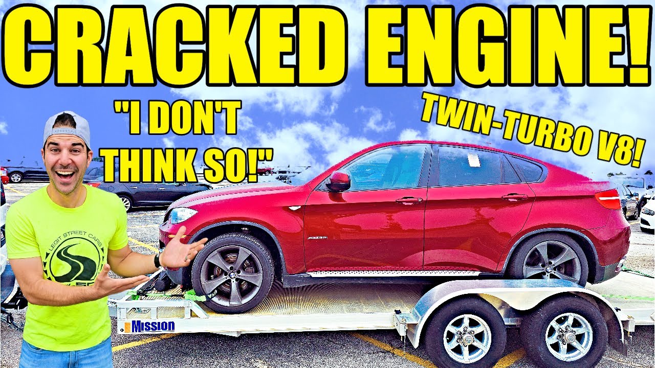 Я купил BMW V8 с двумя турбинами и загадочной «трещиной» в двигателе! Он всё ещё работает, так чт...