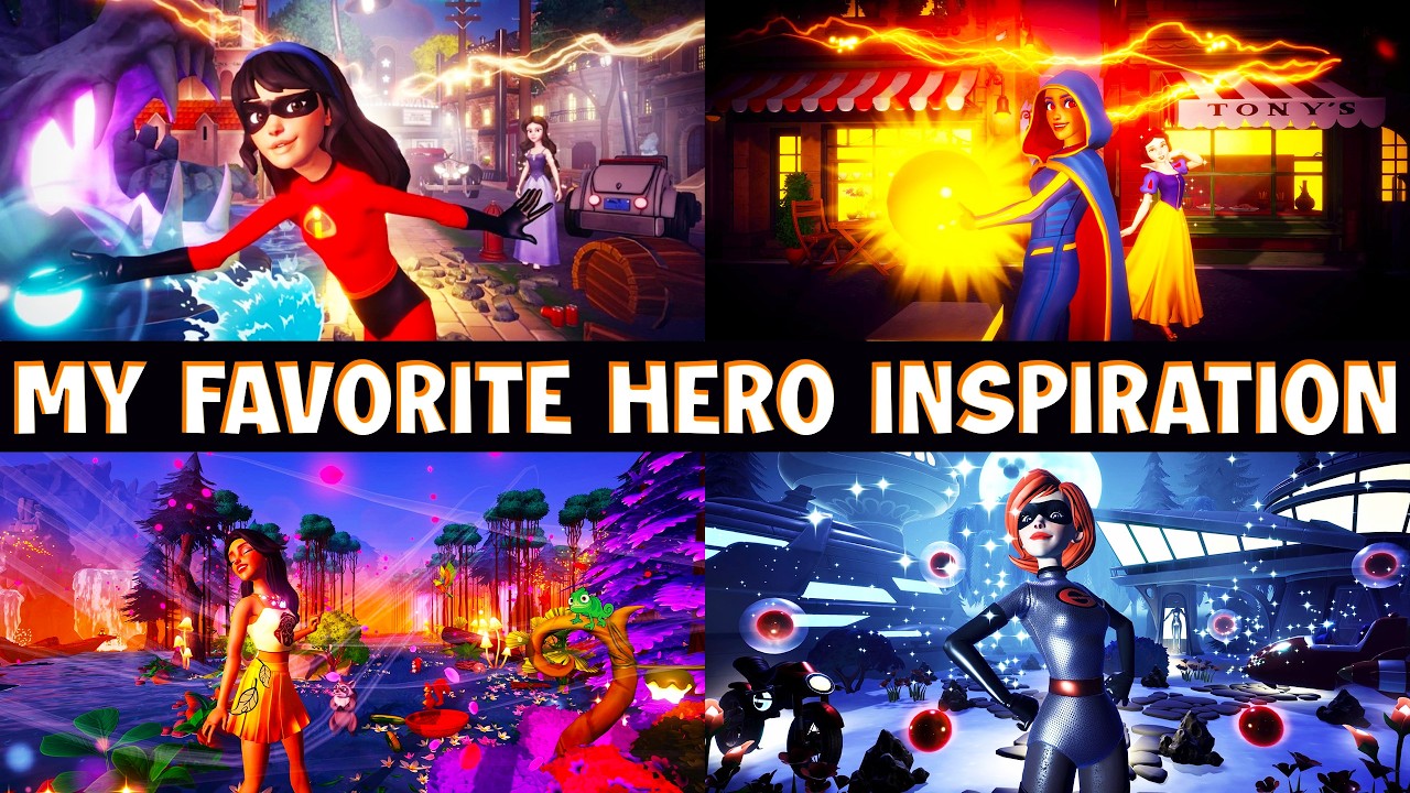 My Favorite Hero Inspiration in Disney Dreamlight Valley. The Safest Shots To Go For!