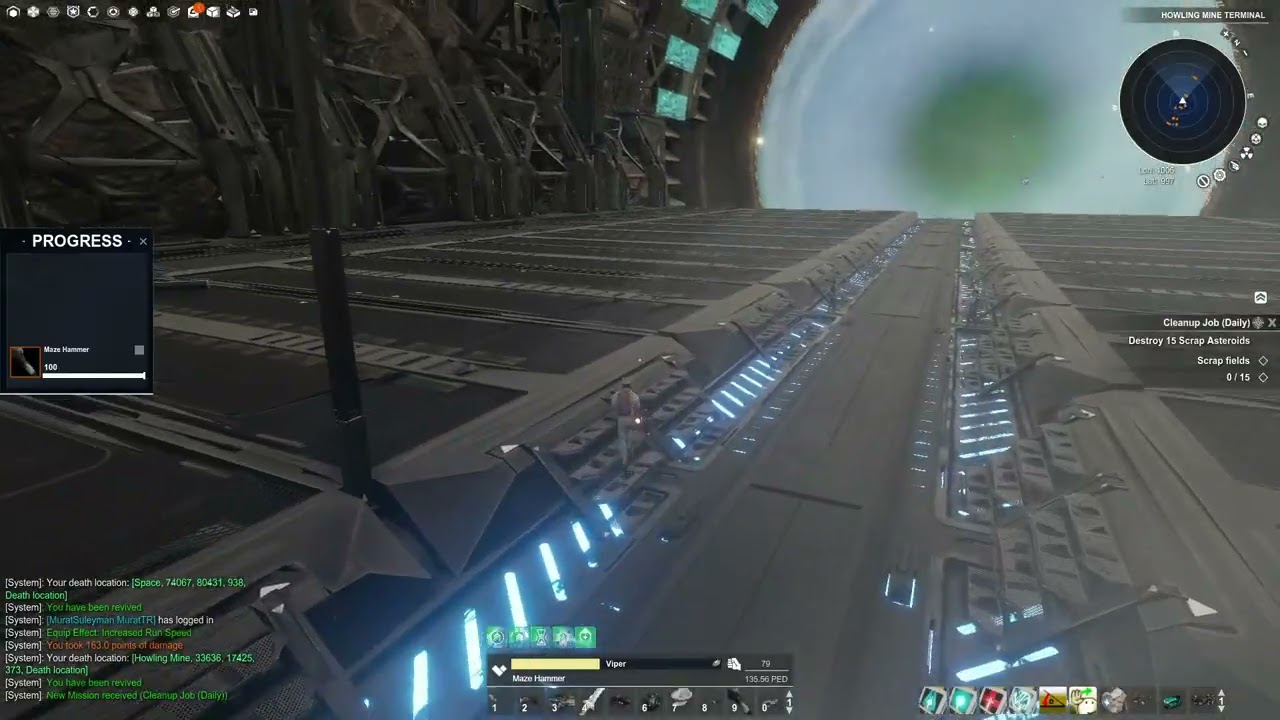 Entropia Universe Howling Mine Daily Mission