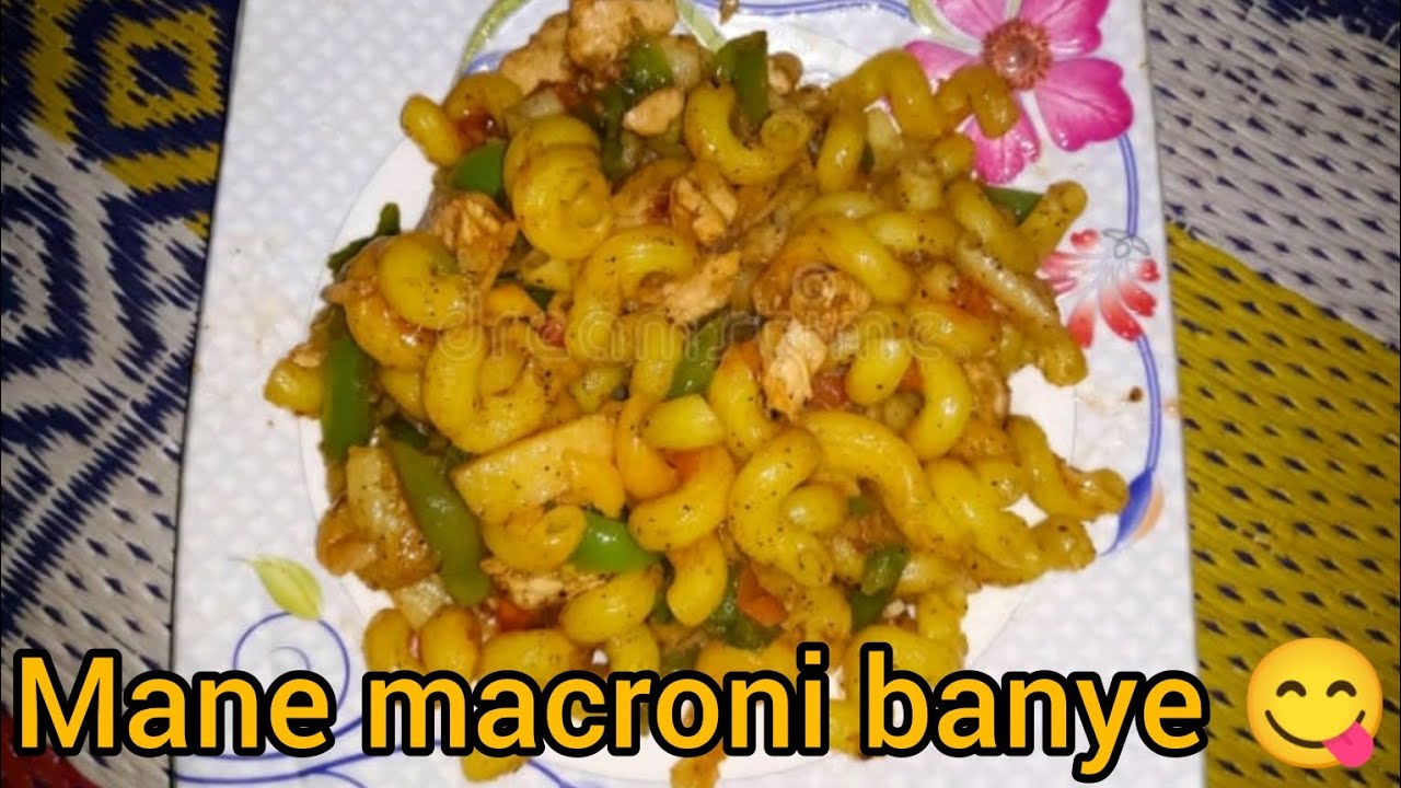 Mane khud macroni banye 😋 | please subscribe my YouTube channel 