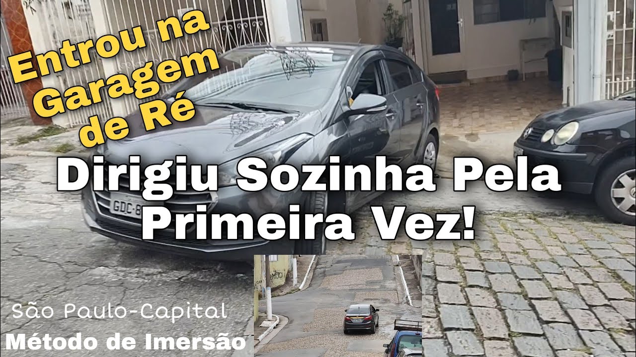 Estacionar na Garagem de Ré e carros atrapalhando a entrada e saída (método de imersão)