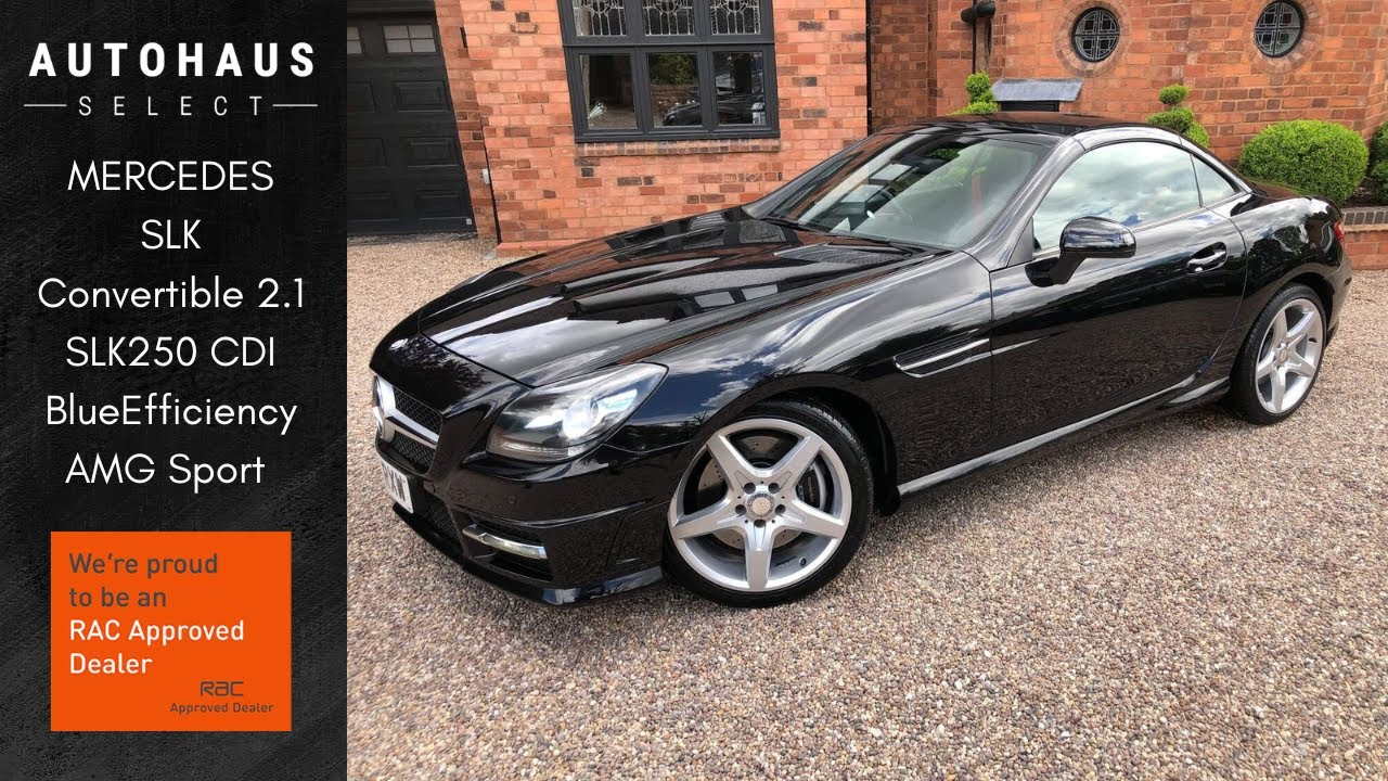 2014 Mercedes SLK250 AMG Sport: LOW MILES, OBSIDIAN BLACK BEAUTY | Autohaus Select