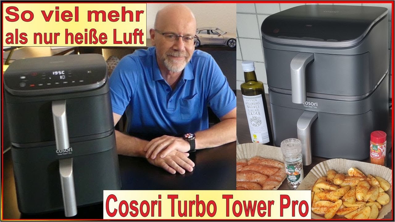 Cosori Turbo Tower Pro 2026 Test - 2 Kammer Heißluftfritteuse 10,8L DualBlaze - Keramikbeschichtung