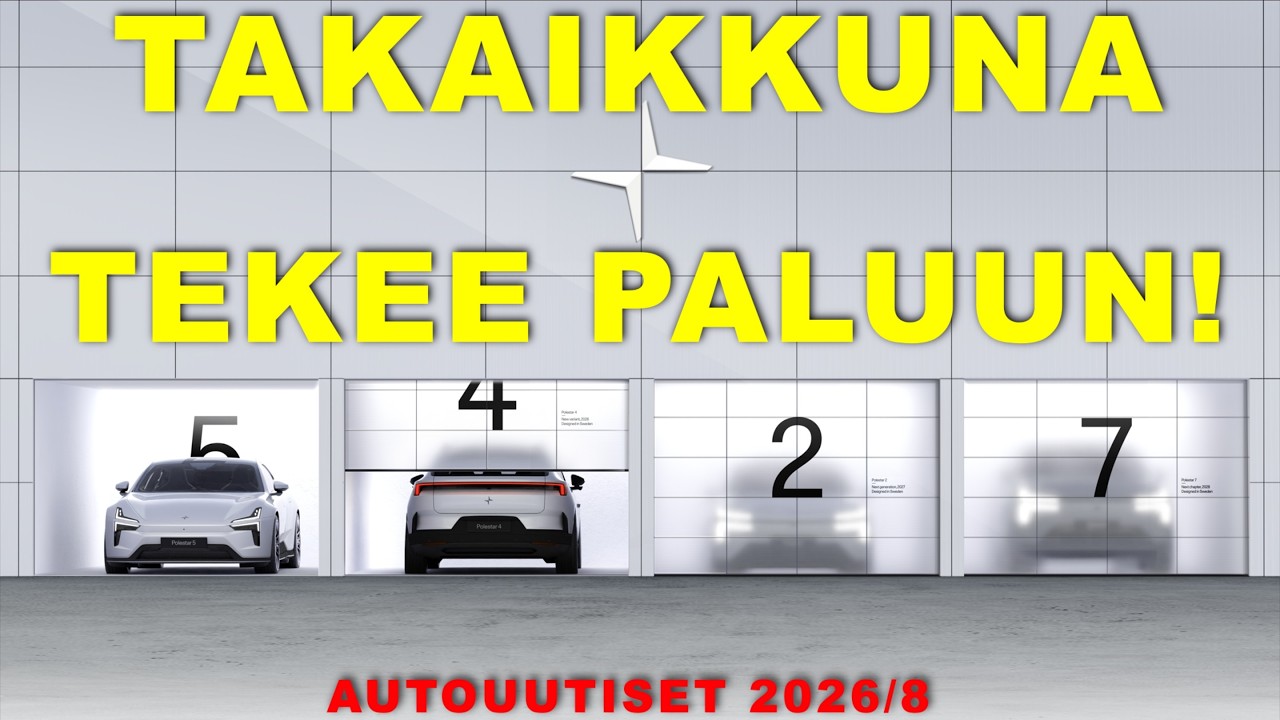 Uudet Polestarit, mini Mercedes G-Wagen, Dacia Duster & Bigster 4x4, Teslaan vihdoin Apple CarPlay?