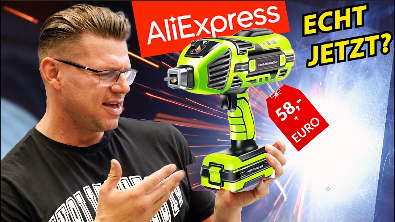 AKKUSCHRAUBER als SCHWEISSGERÄT?! | 58 € von ALIEXPRESS | CHINA TOOLS im TEST