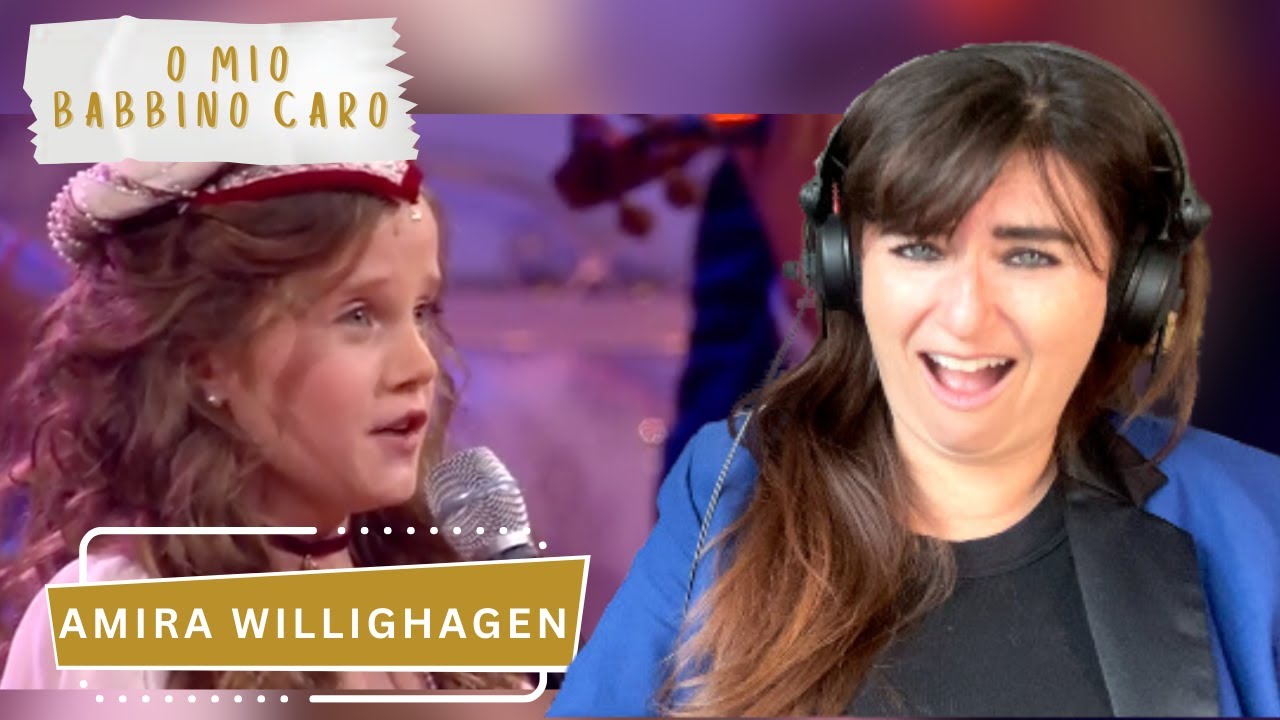 Amira Willighagen 🤯 - O Mio Babbino Caro - Vocal Coach Reaction & Analysis