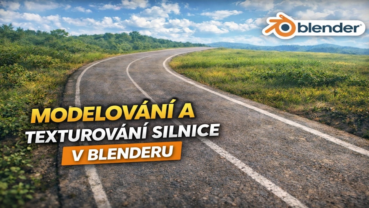 FS25 – Silnice #1 | Modelování a texturování  CZ/SK