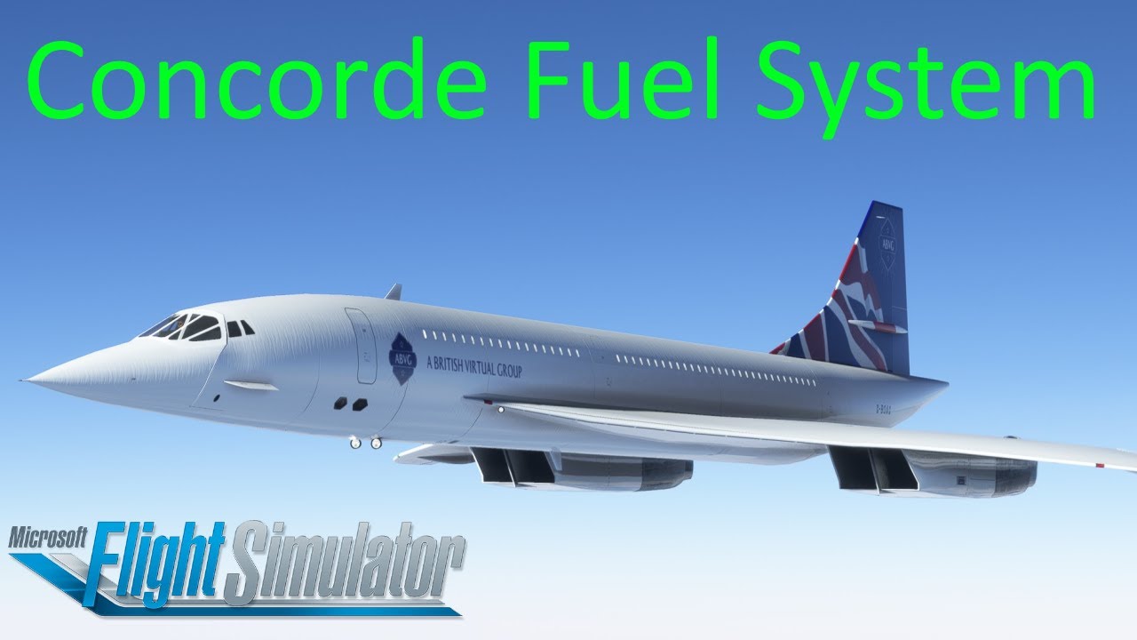Simple Fuel Management MSFS DC Designs Concorde