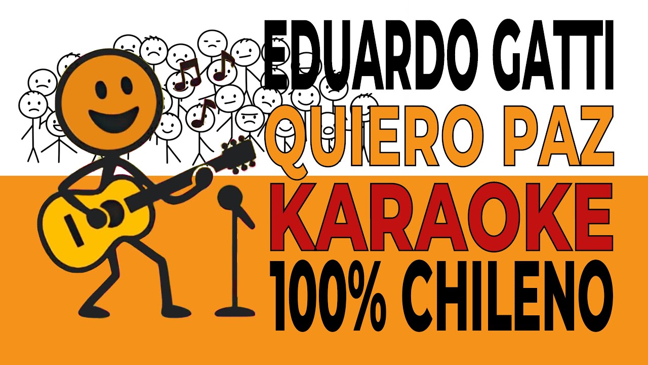 🎤 Eduardo Gatti - Quiero Paz | KARAOKE [Versión Completa 4K]