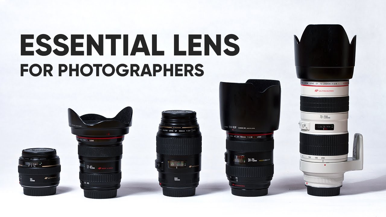 5 Must have Camera Lenses For Every Photographer | Camera Lens Types Explained