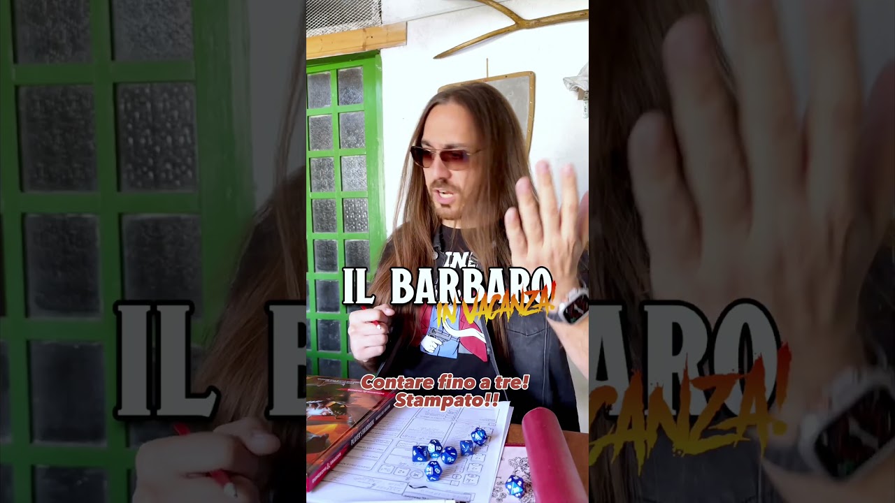 D&D | Il BARBARO col MAGO in vacanza - Dungeons & DRagons #shorts