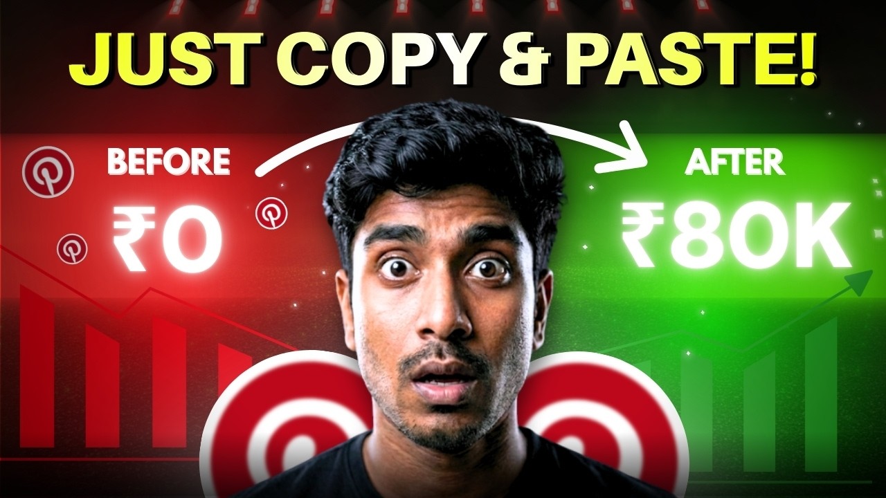₹0 to ₹80,000 on Pinterest in 24 Hours? | Copy Paste AI 2026 | Pinterest with AI