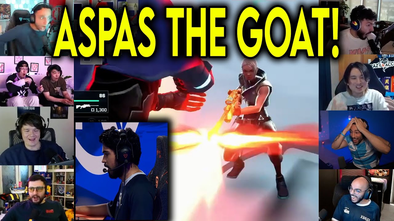 Valorant Streamers Reacts To MIBR Aspas CRAZY OP 3k Against ENVY In VCT