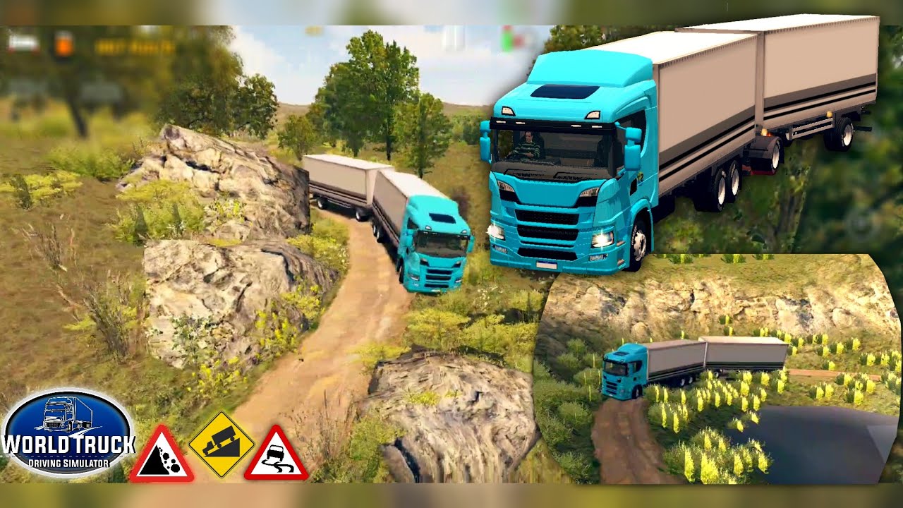 World Truck Driving Simulator - GamePlay #47 (Driving On The Hardest/ Most Dangerous Dirt Road)