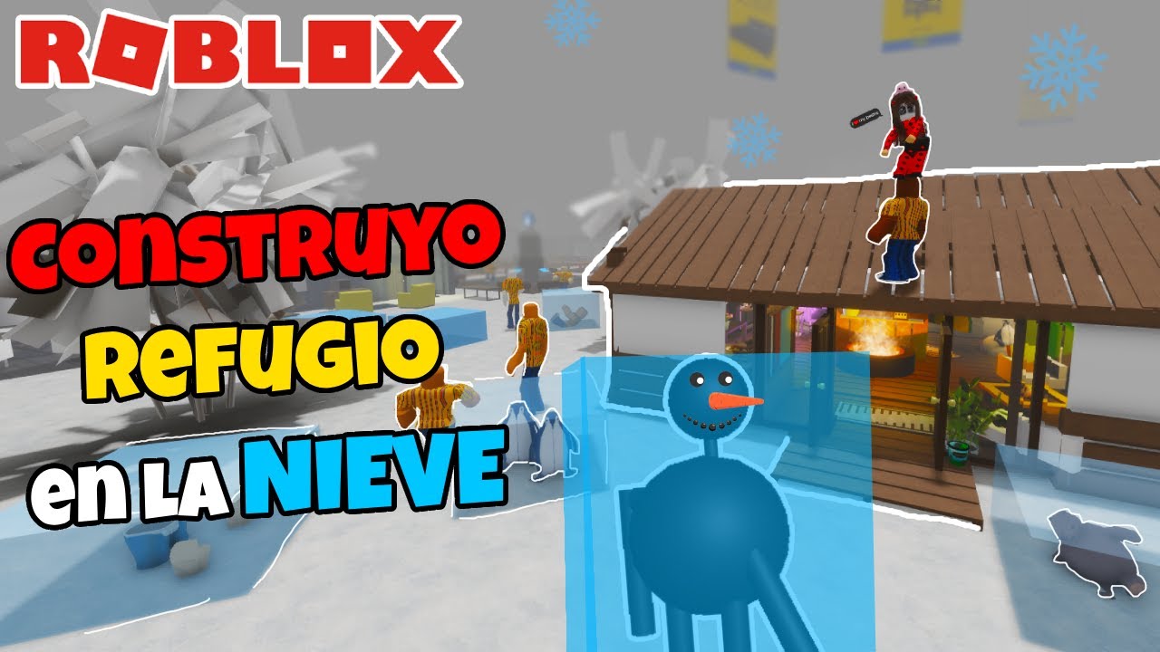 SOBREVIVIMOS con Cheto en CABA&Ntilde;A SOBRE LA NIEVE A 1.000 EMPLEADOS | SCP-3008 🥶🔨(Roblox)