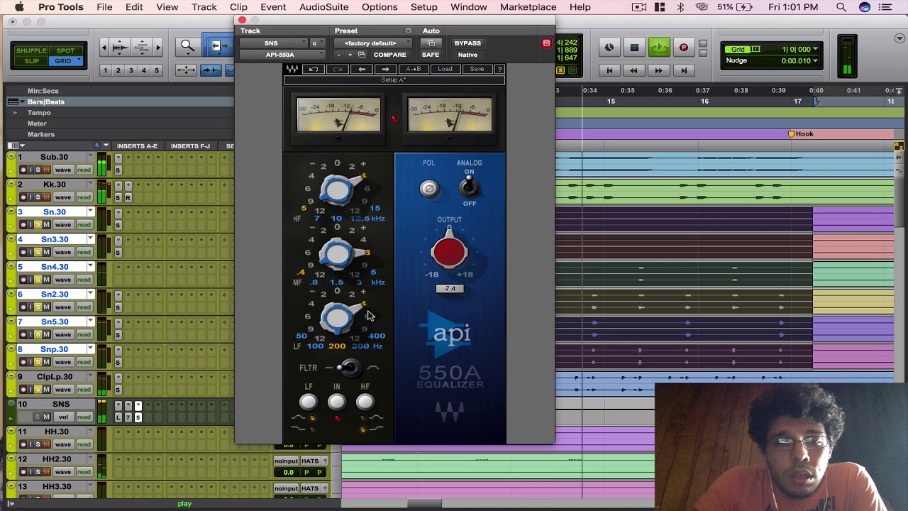 How To Use: Waves API 550A EQ Plugin @MattMontanez