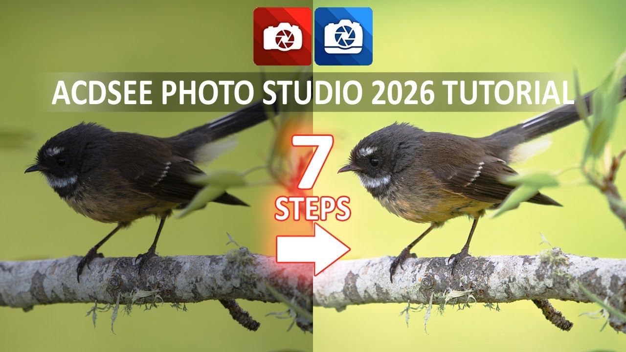 ACDSee Tutorial 2026 - How To EDIT 90% OF YOUR PHOTOS using just 7 STEPS