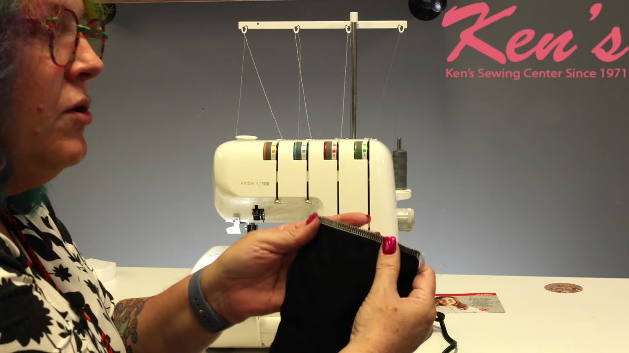 Husqvarna Viking Amber S100 Overlock Serger Overview