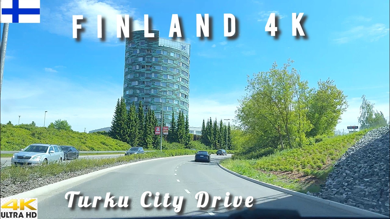 TURKU 🇫🇮 FINLAND 4K SUMMER DRIVING TOUR - CITY DRIVE TO KAARINA | 2025