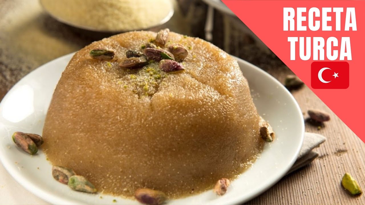 RECETA TURCA:Irmık Helvası-dulce de semola Receta #138  | DULCES TURCOS