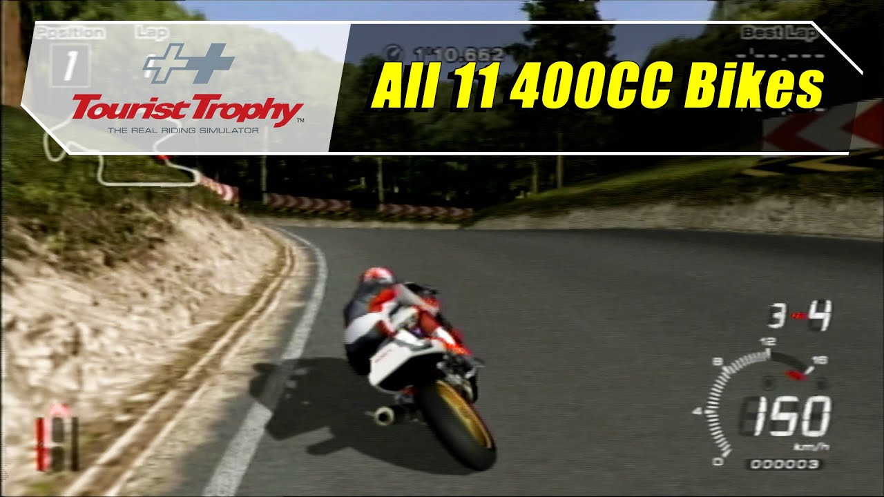 Tourist Trophy (PS2) - Driving All 11 400CC Bikes (1080@60)