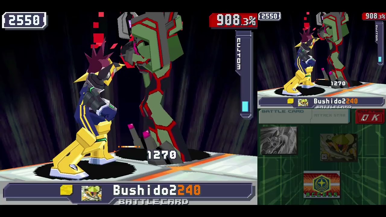 NDS - Shooting Star Rockman 3: Black Ace (Acid Ace BB) [Gemini Noise] (S Rank + No Damage) Twice :)