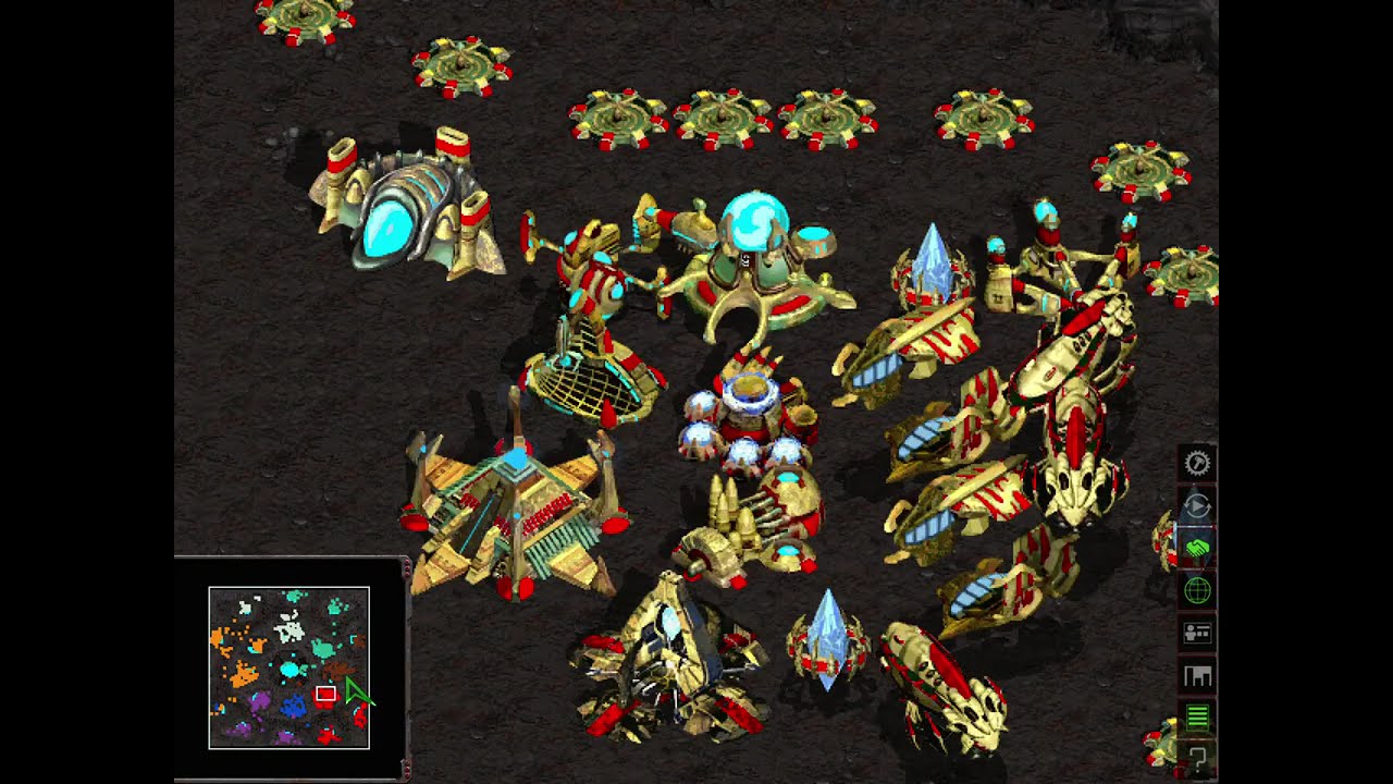 StarCraft Replay - Wheel of War Map - Brutal Terran and Zerg