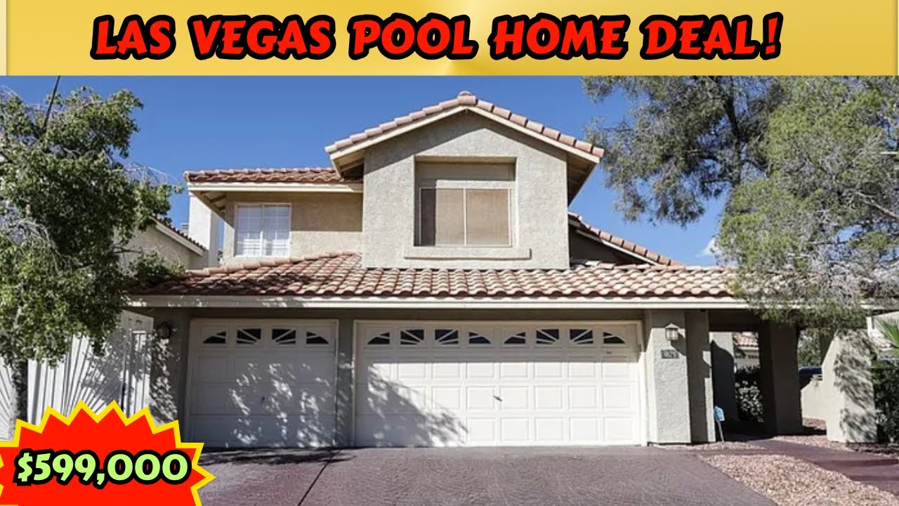 Las Vegas Homes for Sale with Pool, One Story Single Level Homes for Sale with Pool Nevada