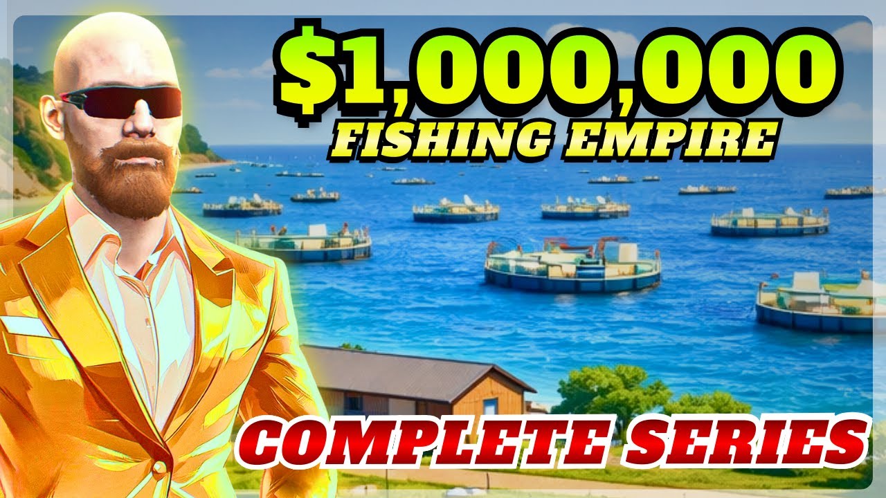 I Built a FISHING EMPIRE From NOTHING - Fishing Only Challenge Full Survival Series | FS25