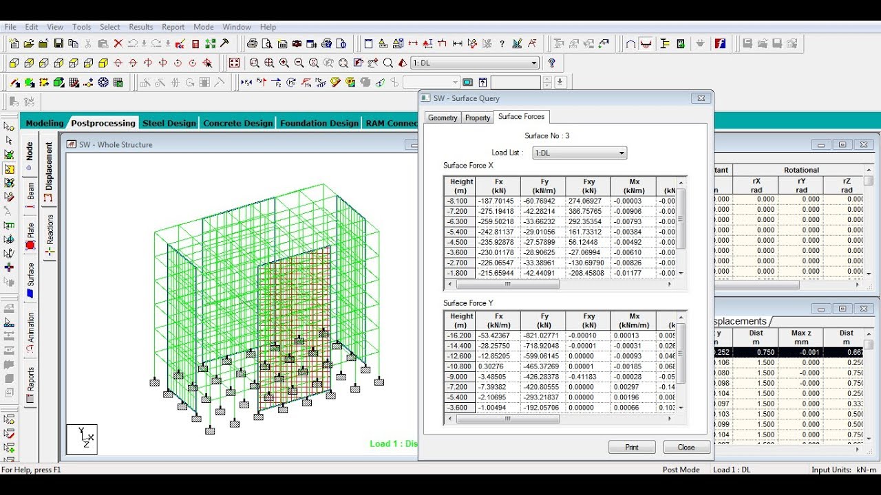 Shear Wall Design (IS 456 2000) by Using STAAD Pro V8i Software
