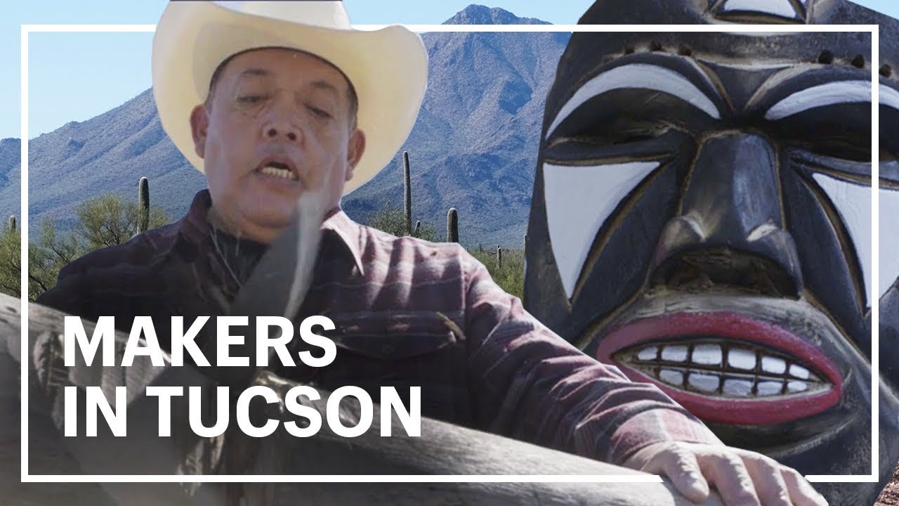 These masks are part of Indigenous tradition in Tucson, Arizona