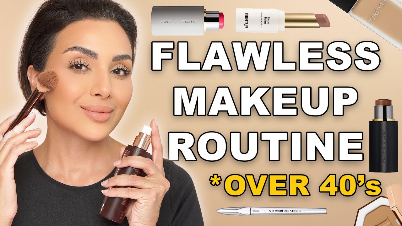 My Flawless Makeup Routine for Over 40s | Nina Ubhi
