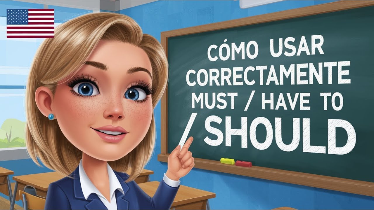 Práctica tu inglés 🔤🔥 Domina MUST, HAVE TO y SHOULD correctamente en inglés 