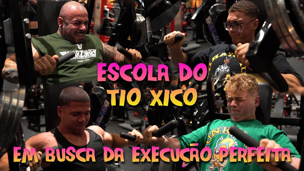 PRIMEIRO AULÃO DA ESCOLA DO TIO XICO! TREINO DE PEITO!