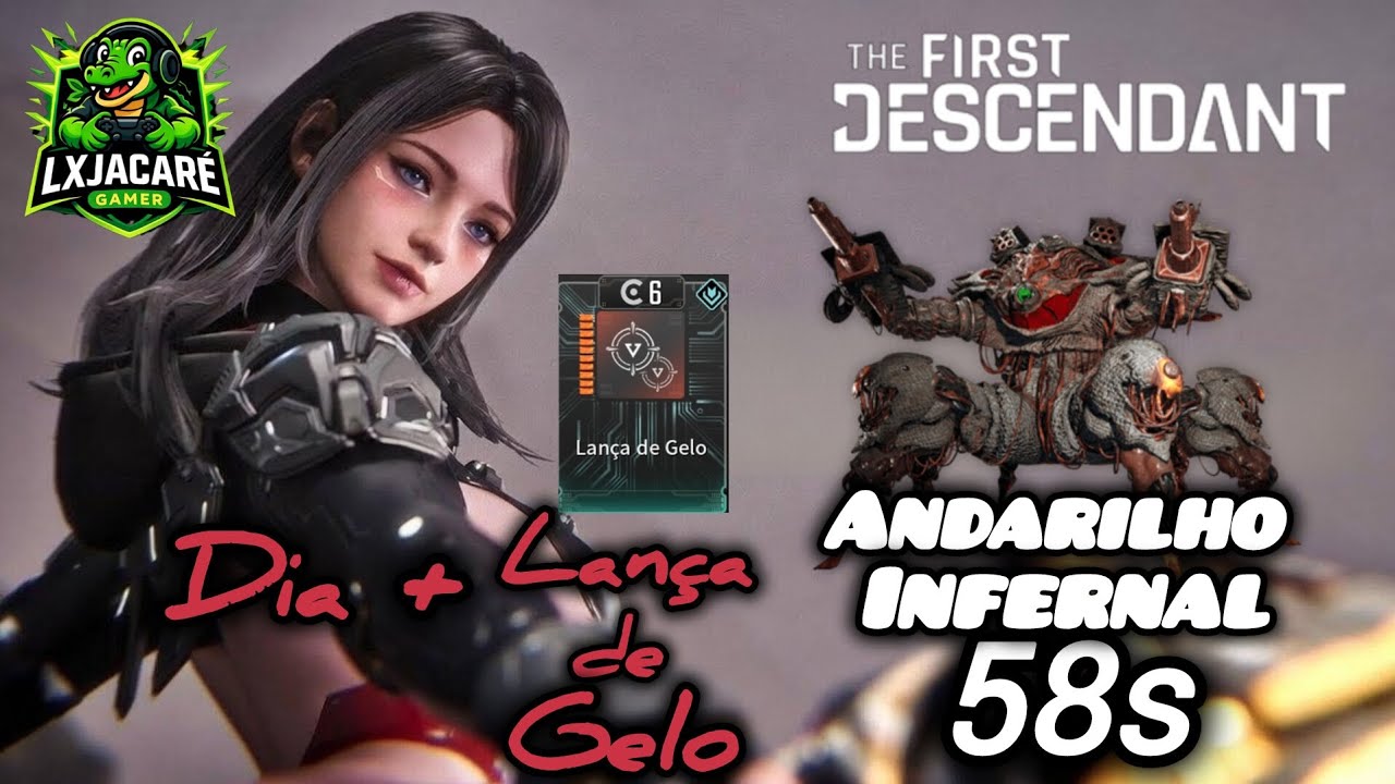 THE FIRST DESCENDANT INFERNAL WALKER Andarilho Infernal Solo 58s - Descendente Dia (Sem Ancestral)