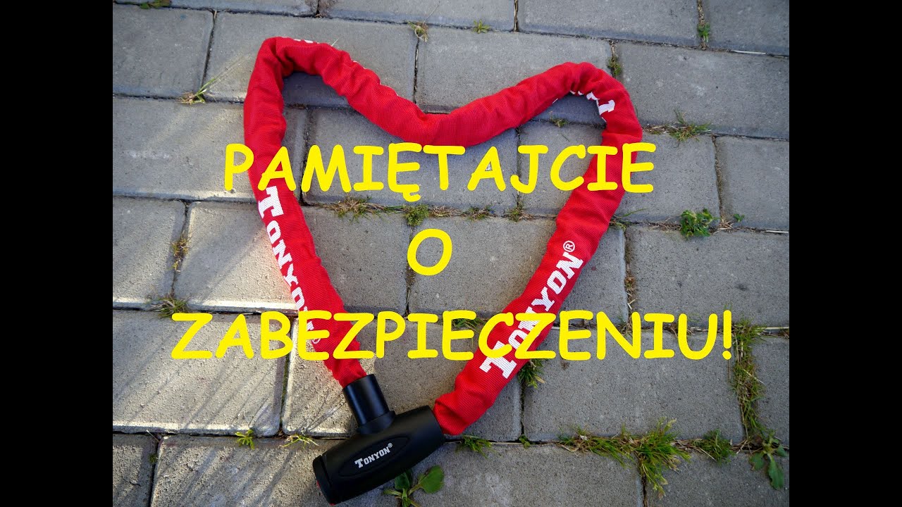 Pogadanka o zabezpieczeniu - łańcuch Tonyon 8x1200mm blokada hulajnogi elektrycznej