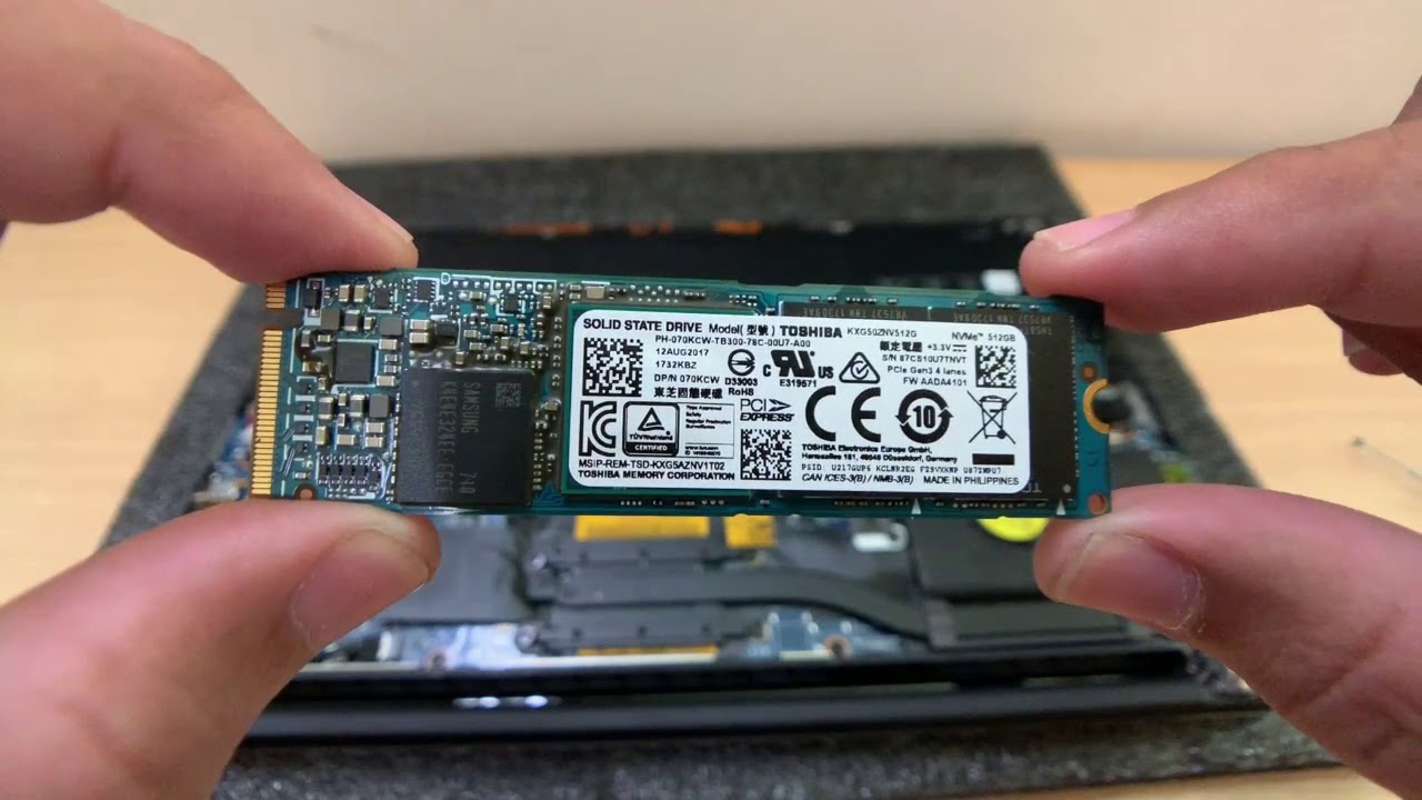 Dell xps 13 9360 upgrade SSD 1TB