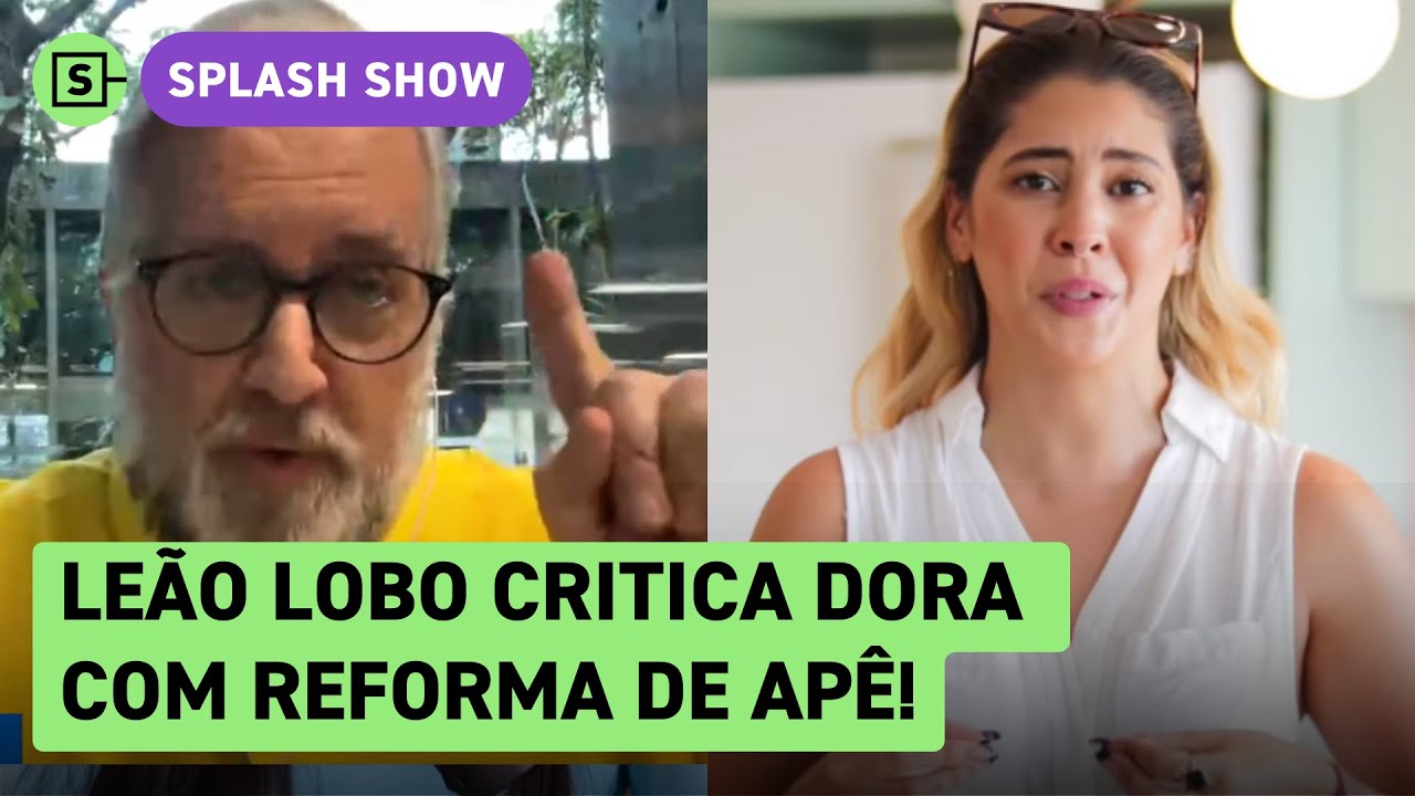 Leão Lobo REAGE a treta de obra de Dora Figueiredo: 'Muito cuca fresca'