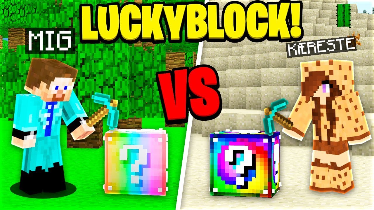 HVEM ER HURTIGST LUCKYBLOCK ÅBNER!! (DANSK MINECRAFT)