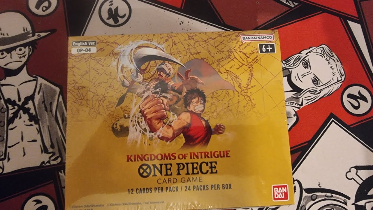 One Piece Card Game - OP04 Kingdoms of Intrigue - Early unboxing!