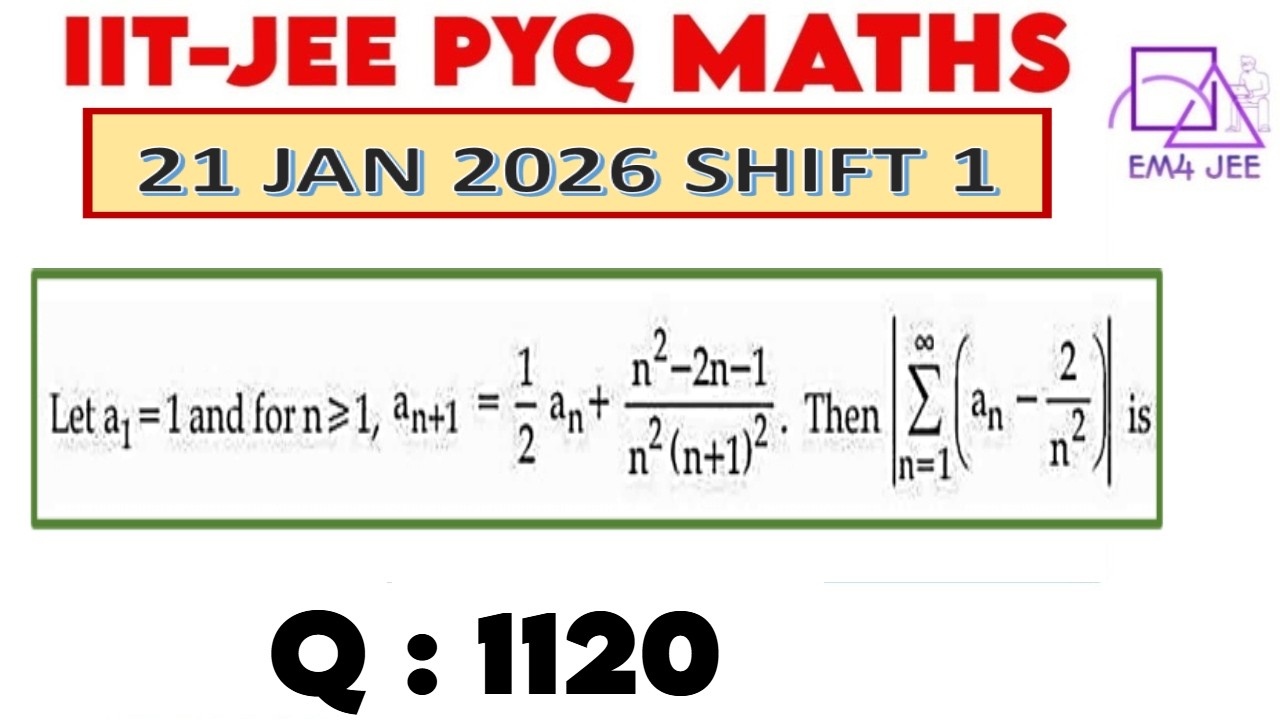 let a1=1and for n≥1 a_n+1=1/2 a_n +(n^2 -2n -1)/(n^2(n+1)^2), then value of sumn=1 ( a_n - 2/n^2 )
