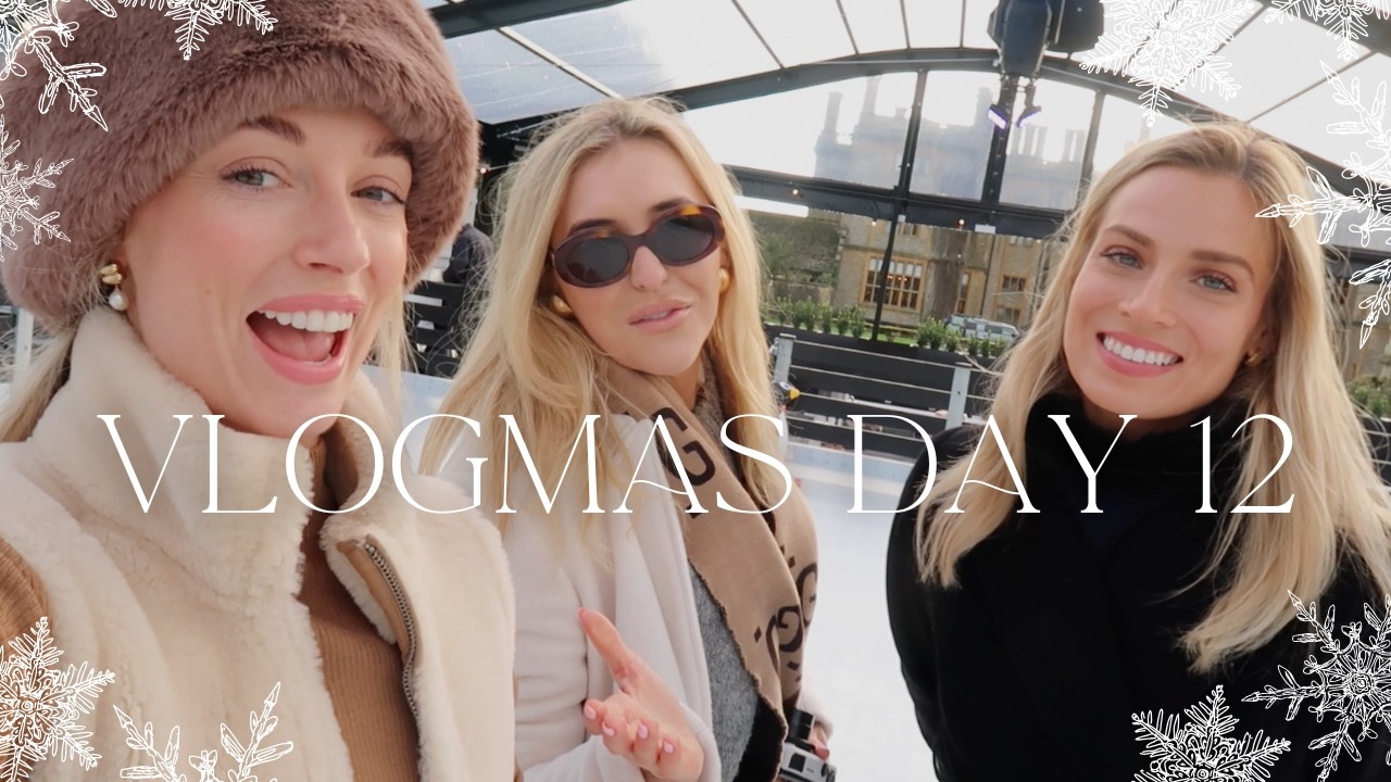 PACK WITH ME FOR OUR SKI TRIP ⛷️ 🎿  & ice skating at Estelle Manor ~ Vlogmas Day 12 ❄️