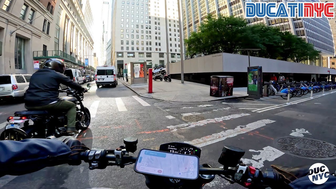 Morning Manhattan Motorcycle Ride - Financial District w Russ Russ