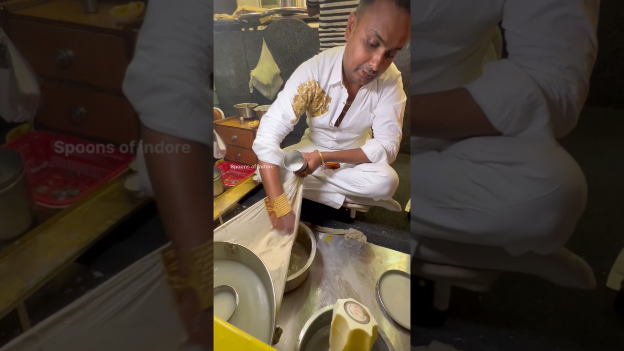 Indore Gold Man Making Kaju Badam Bhang Thandai #shorts