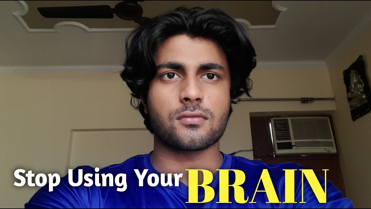 Using Your BRAIN Is Making You Stupid And Mediocre